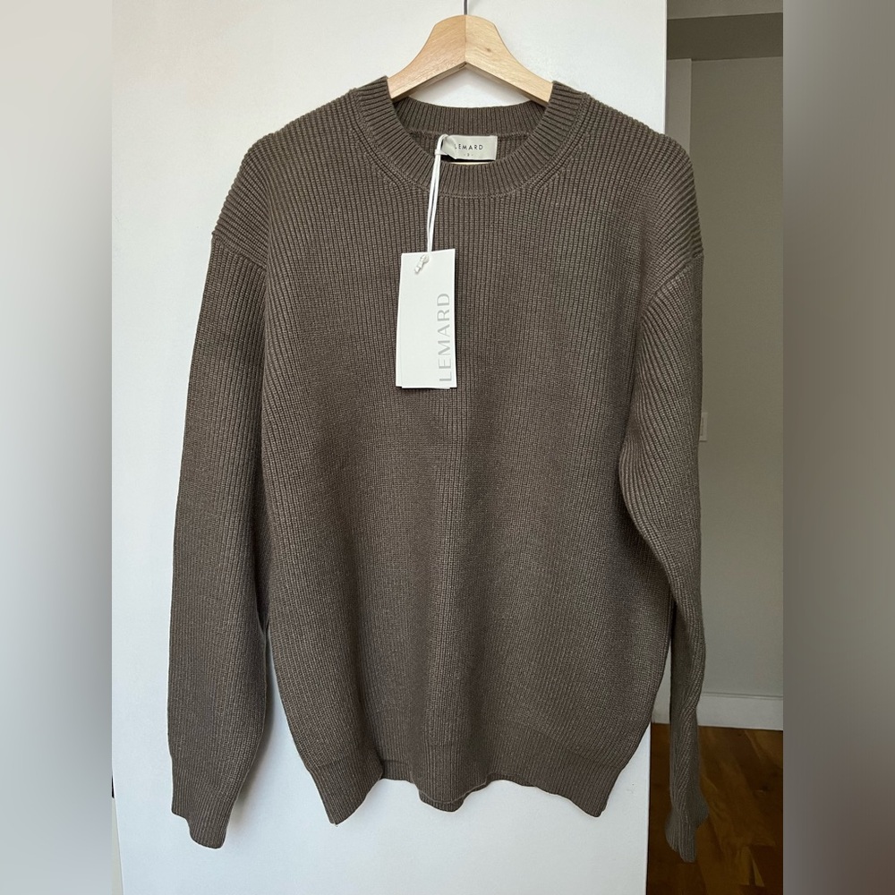 Lemard (Korean brand on Musinsa) Men’s Brown Heavyweight Knit Sweater M